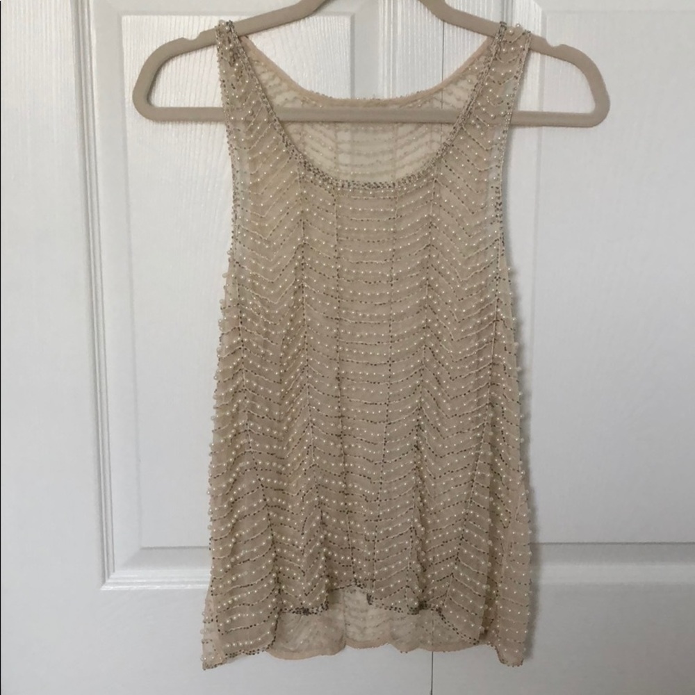 NEW Pearl Beaded Top